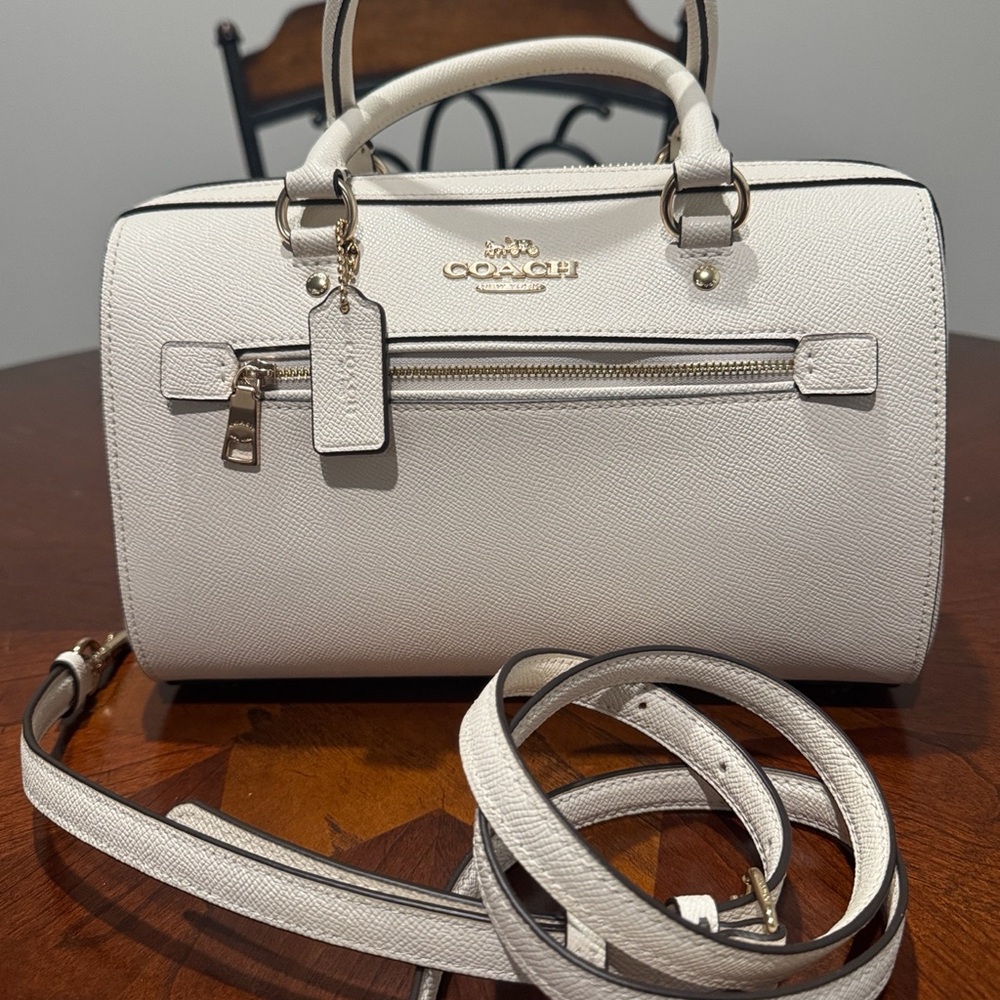 Coach Rowan Leather Satchel Bag